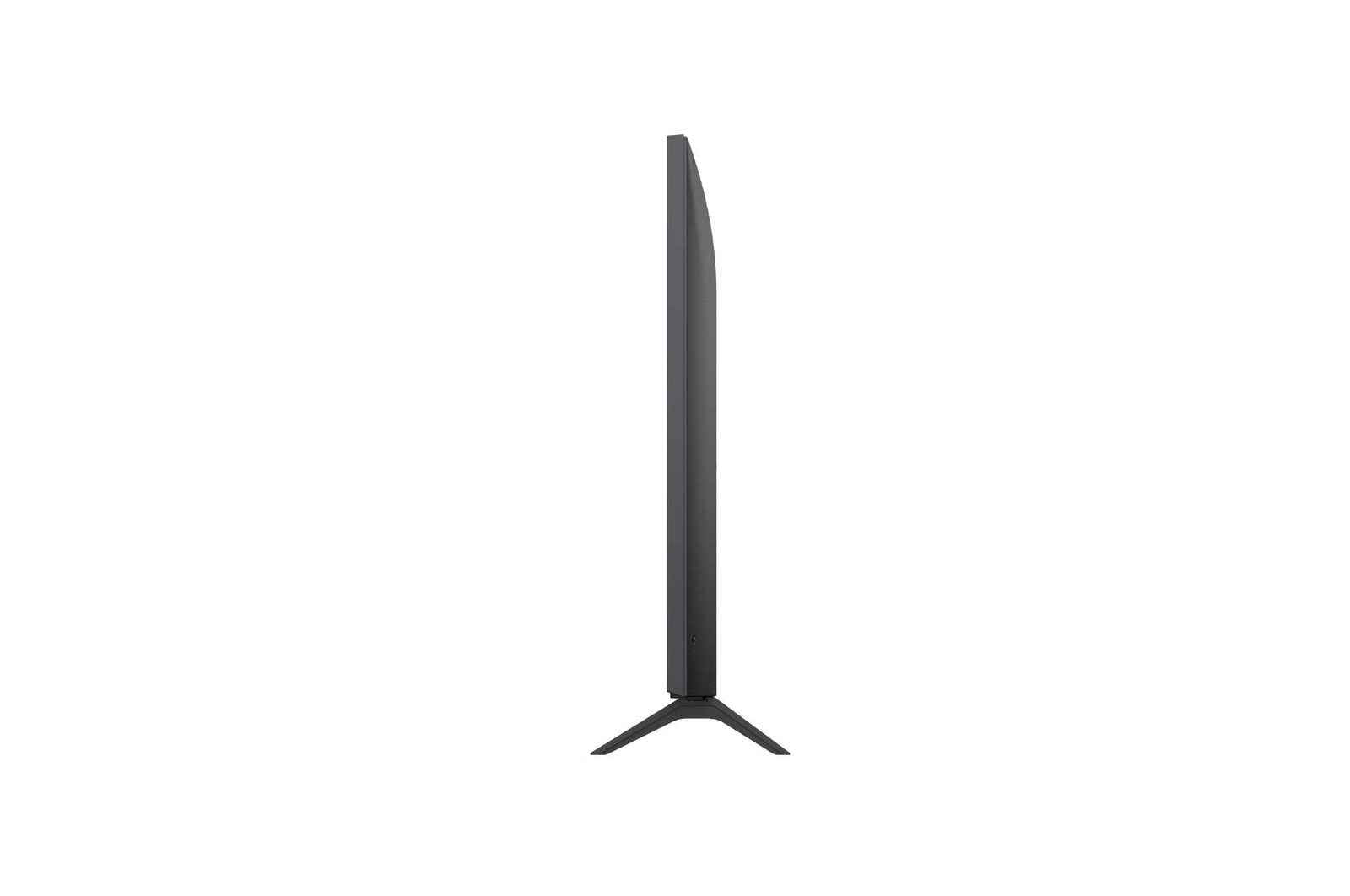 Left-facing side view of LG NanoCell NANO80 TV.