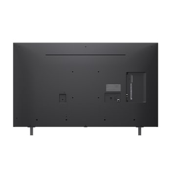 Rear view of LG NanoCell NANO80 TV.
