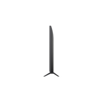 Left-facing side view of LG NanoCell NANO80 TV.