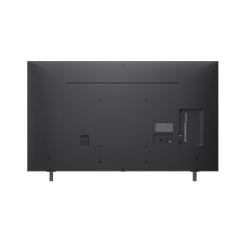 Rear view of LG NanoCell NANO80 TV.