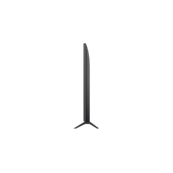 Left-facing side view of LG NanoCell NANO80 TV.
