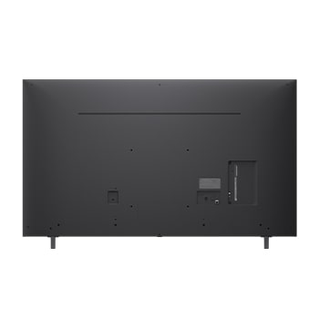Rear view of LG NanoCell NANO80 TV.