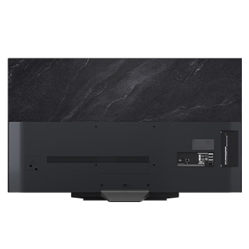 Rear view of LG OLED AI CS5 4K Smart TV.