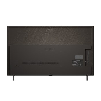 Rear view of LG OLED AI B5 4K Smart TV.