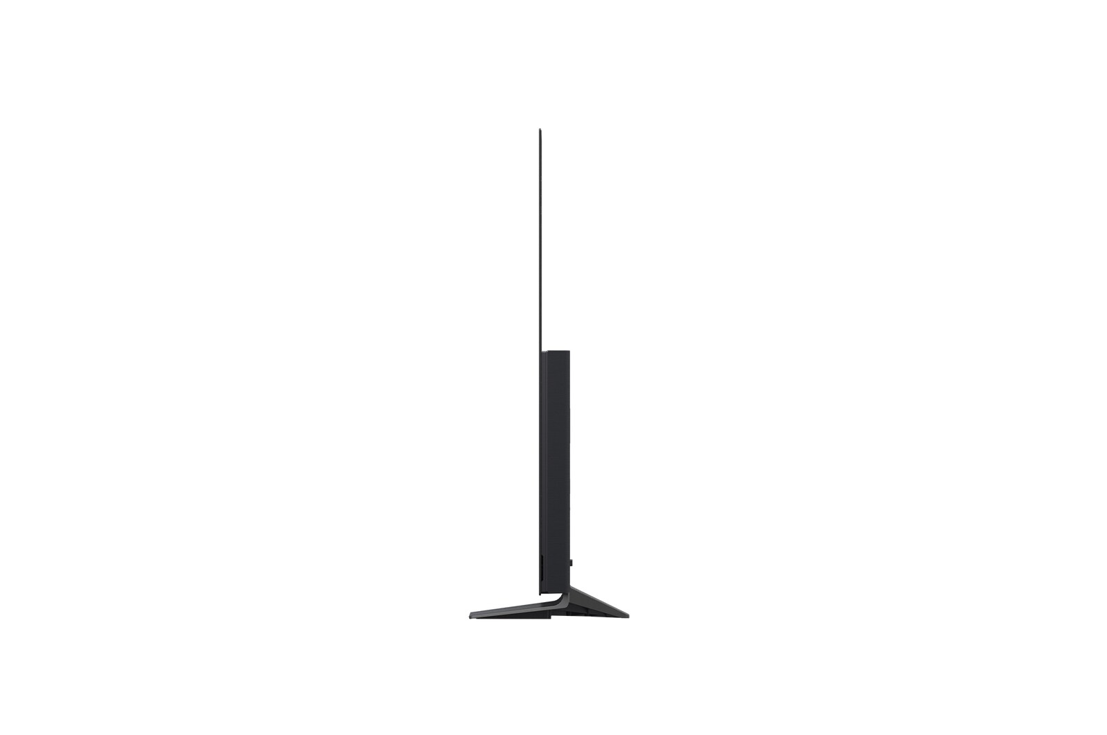 Side view of LG OLED AI CS5 4K Smart TV.
