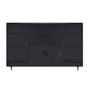 Rear view of LG UHD UA75 TV.
