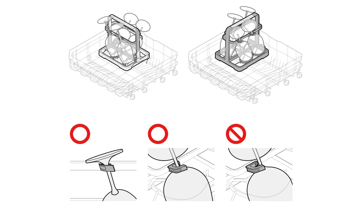 Optimized for Wine Glass Rack position