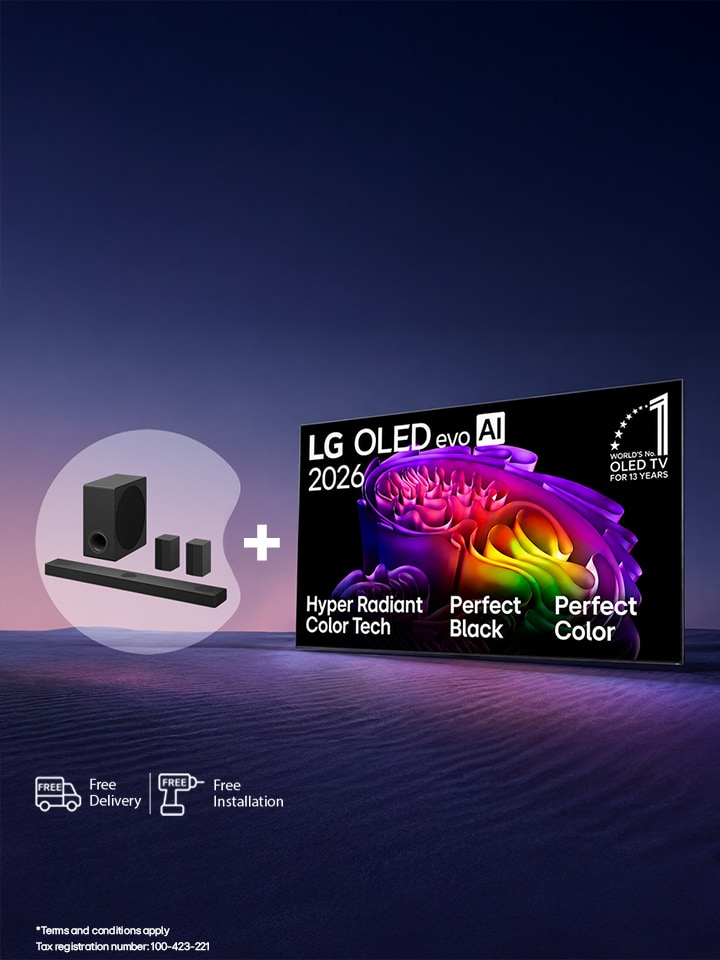  Buy LG OLED & Save 50% on a LG Soundbar