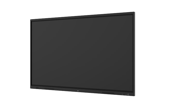 LG CreateBoard Standard, -45 degree side view, 75TR3DQ-B