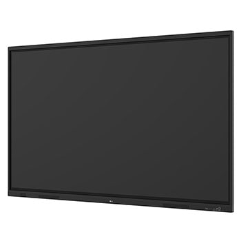 LG CreateBoard Standard, -45 degree side view, 75TR3DQ-B
