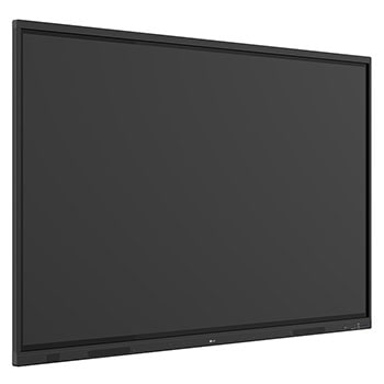 LG CreateBoard Standard, +45 degree side view, 75TR3DQ-B