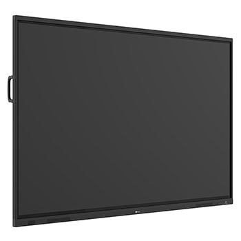 LG CreateBoard Standard, +45 degree side view, 86TR3DQ-B