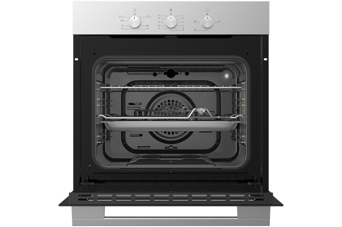 LG oven open front view