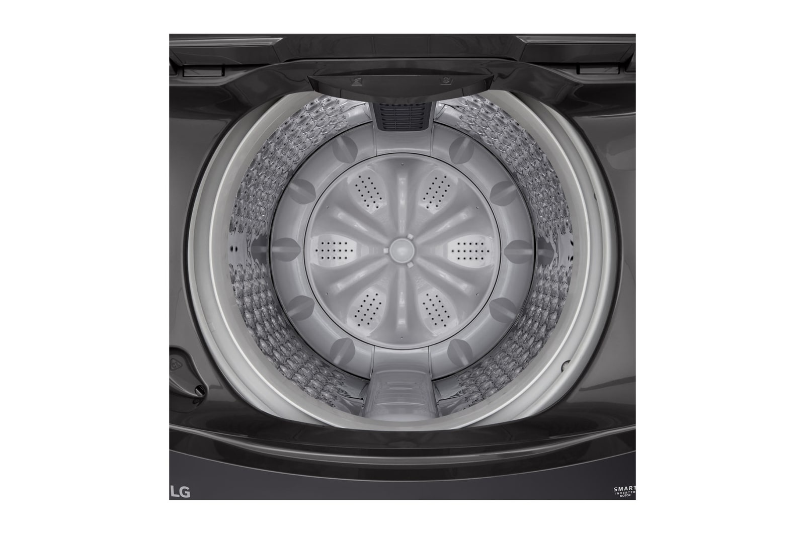 غسالة جديدة علوية التحميل سعة 15 كجم باللون الأسود