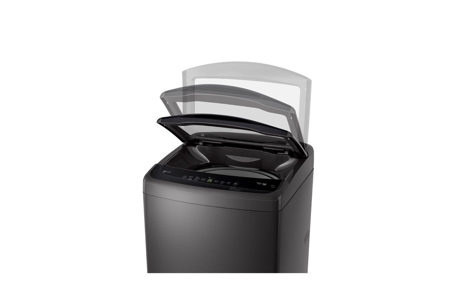 غسالة جديدة علوية التحميل سعة 15 كجم باللون الأسود