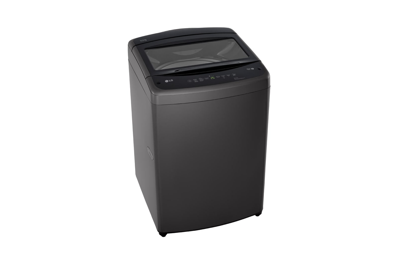 غسالة جديدة علوية التحميل سعة 15 كجم باللون الأسود