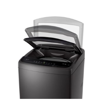 غسالة جديدة علوية التحميل سعة 15 كجم باللون الأسود