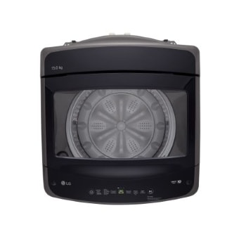 غسالة جديدة علوية التحميل سعة 15 كجم باللون الأسود