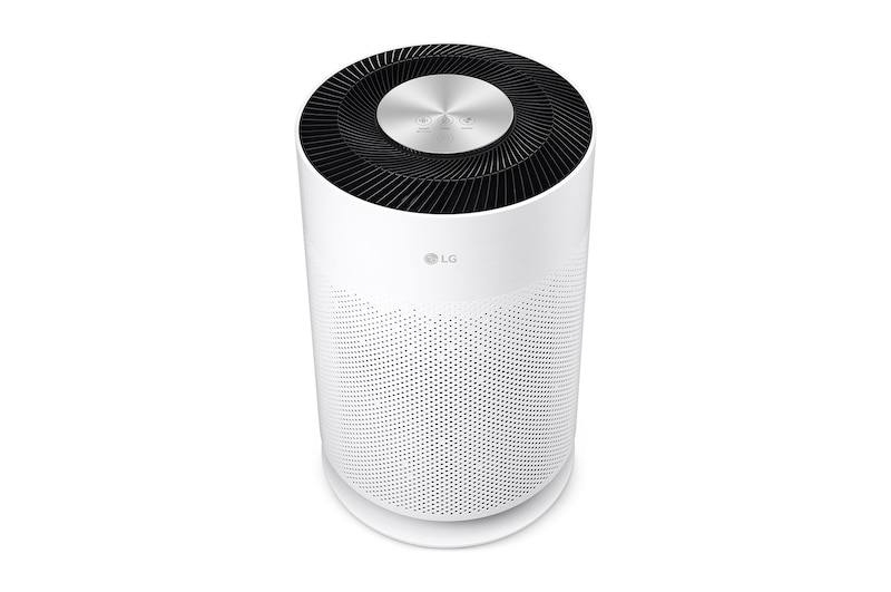 LG PuriCare 360 HIT with 62 m² coverage, 6-step filtration, PM 1.0 sensor, 360° purification, AS60GHWG0