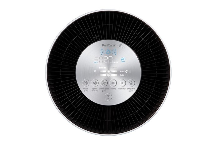 LG PuriCare 61.2 m² Coverage area, 6 step filtration, PM 1.0 Sensor, Clean Booster, AS65GDWH0