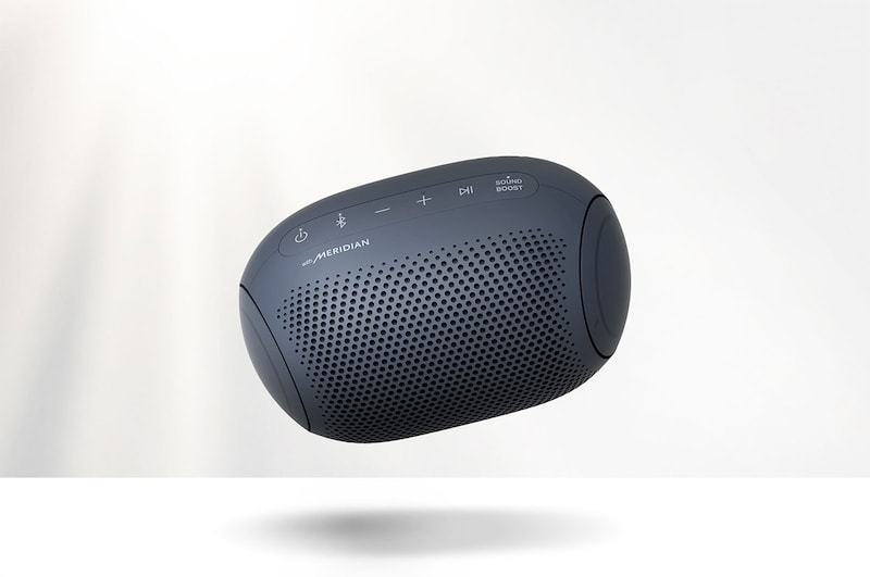 LG XBOOM Go PL2 Portable Wireless Bluetooth Speaker, IPX5 Water-Resistant Compact Wireless Party Speaker with up to 10 Hours playback, Black, PL2