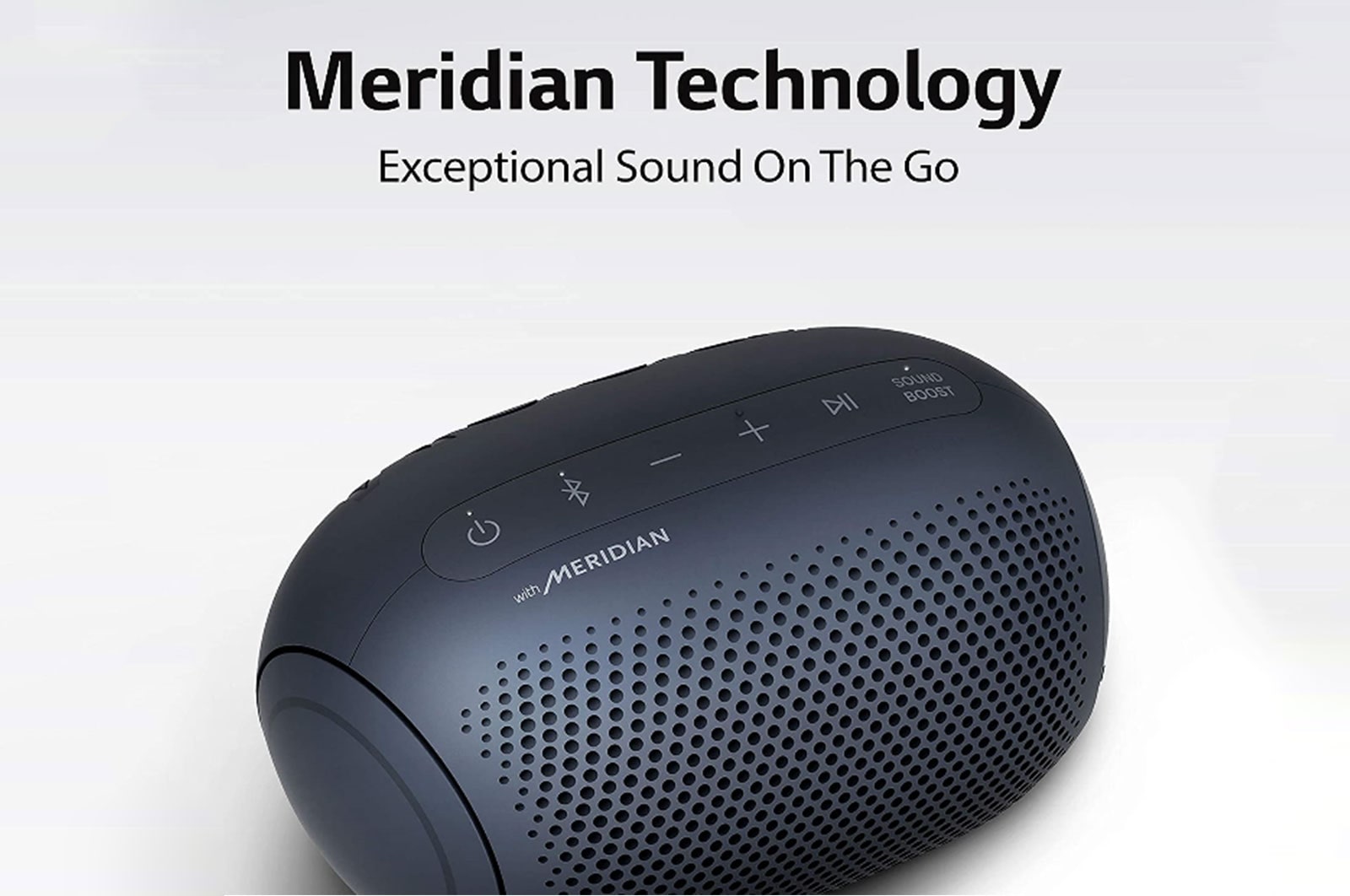 LG XBOOM Go PL2 Portable Wireless Bluetooth Speaker, IPX5 Water-Resistant Compact Wireless Party Speaker with up to 10 Hours playback, Black, PL2