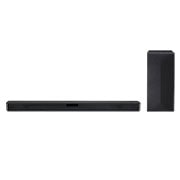 LG Sound Bar SN4, front view with sub woofer, SN4