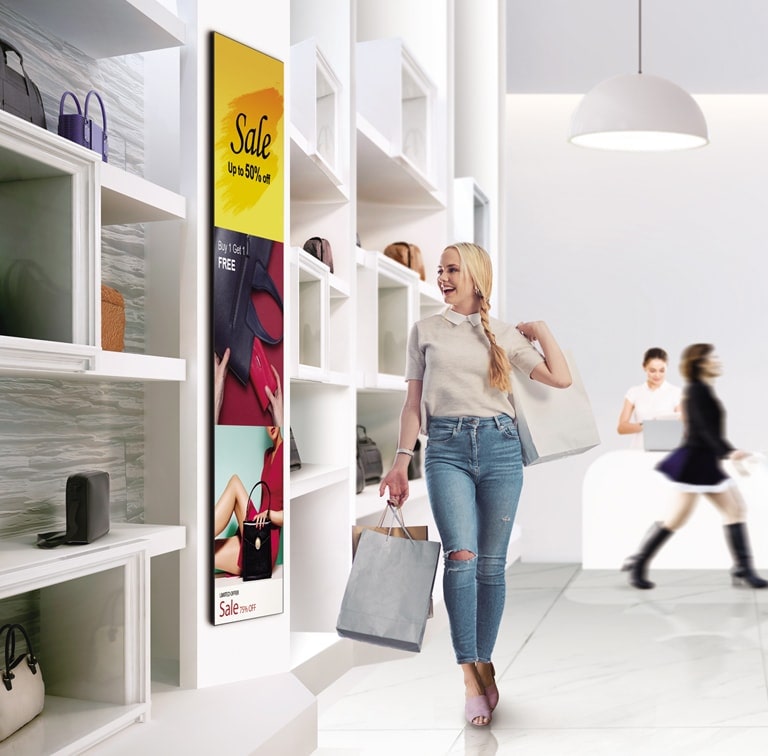 Ultra Stretch Signage, 58:9 Space-Fitting Wide Screen