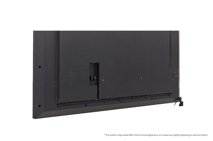 Close-up image of bottom left corner