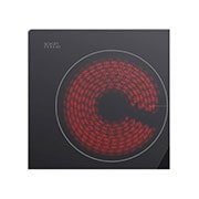 LG Cooktop 4 burners radiant hob 60 cm black, CBEZ2414B