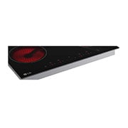 LG Cooktop 4 burners radiant hob 60 cm black, CBEZ2414B