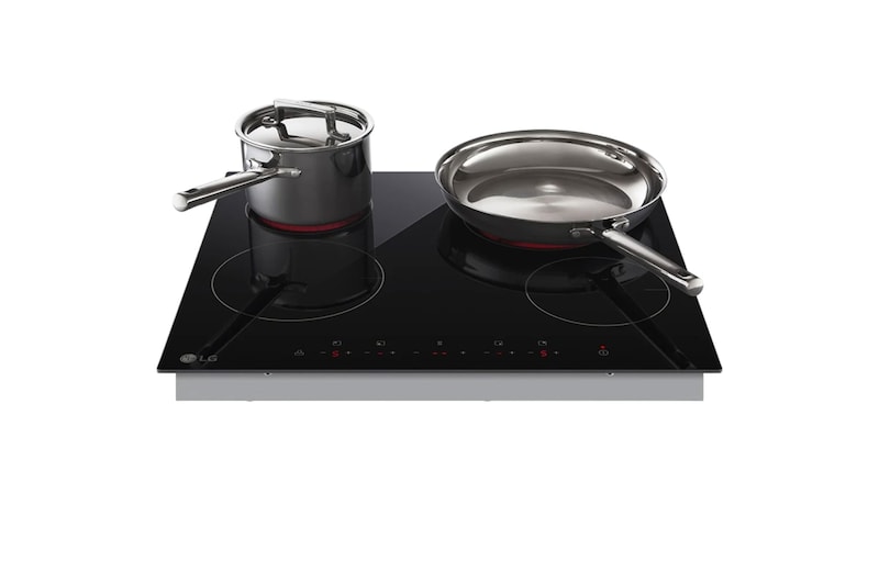 LG Cooktop 4 burners radiant hob 60 cm black, CBEZ2414B