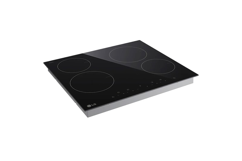 LG Cooktop 4 burners radiant hob 60 cm black, CBEZ2414B