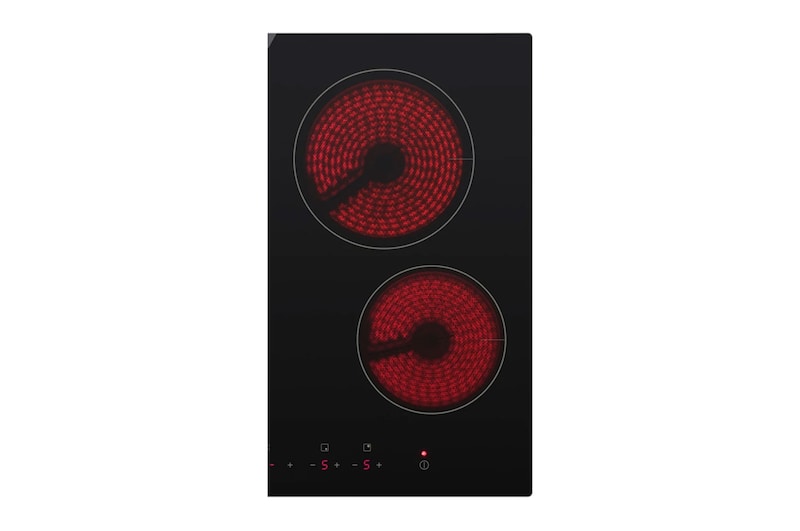 LG Cooktop 4 burners radiant hob 60 cm black, CBEZ2414B