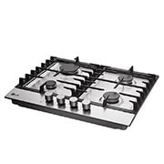 LG Built-in Gas Cooker,4 Burners,Stainless-60CM, HU641BBG