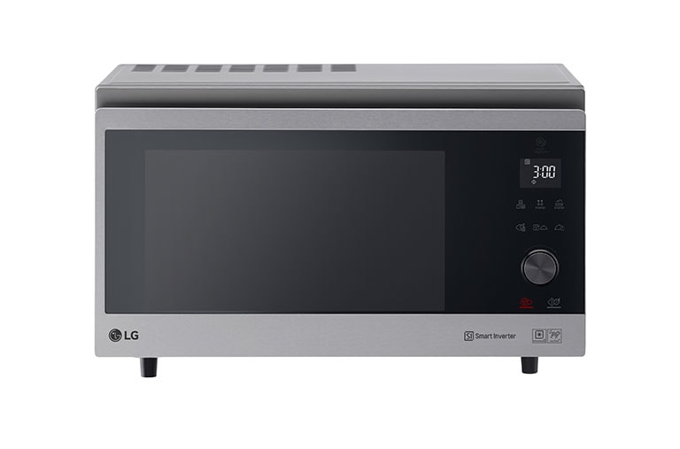 Front view of Microwave, LG Neo Chef Technology, 39 Liter Capacity, Smart Inverter, EasyClean, Convection MJ3965ACS