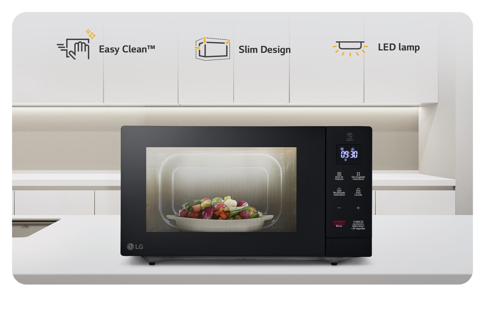 LG 30L NeoChef™ (MS3032JAS, Black), MS3032JAS