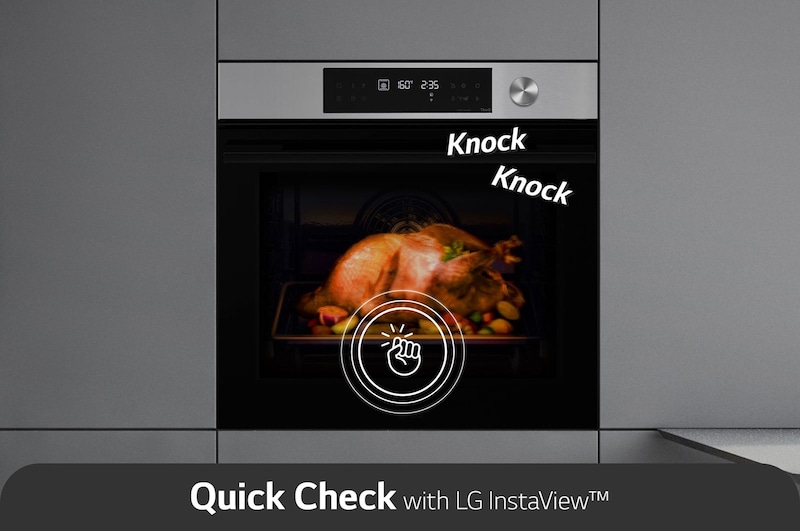 LG InstaView Oven 76 Liters A+ Air Fry, WSED7613S
