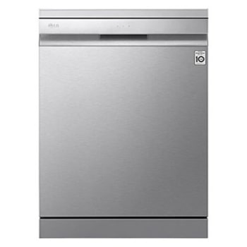 Front Image|14 Persons, LG Dishwasher QuadWash™ Steam, Noble Steel|DFB325HS