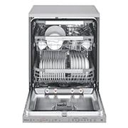 LG 14 Persons, LG Dishwasher QuadWash™ Steam, Noble Steel, DFB325HS