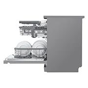 LG 14 Persons, LG Dishwasher QuadWash™ Steam, Noble Steel, DFB325HS