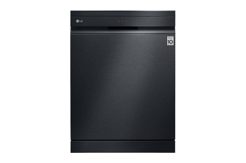 Front Image|14 Persons, LG Dishwasher QuadWash™ Steam, Black|DFC335HM