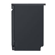 LG 14 Persons, LG Dishwasher QuadWash™ Steam, Black, DFC335HM