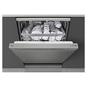 LG Dishwasher QuadWash™ Steam | Silver | 14 Place Settings, DFC532FPE