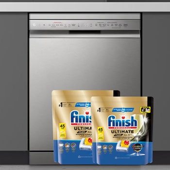 Front Image|LG Dishwasher QuadWash™ Steam | Silver | 14 Place Settings|DFC532FPE