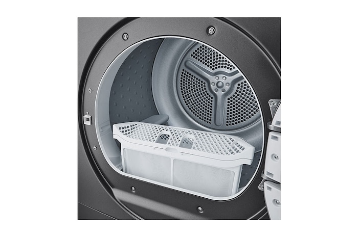 LG Heat Pump Dryer, 8kg Capacity, A++, Dark Silver color, RH80T2SP7RM