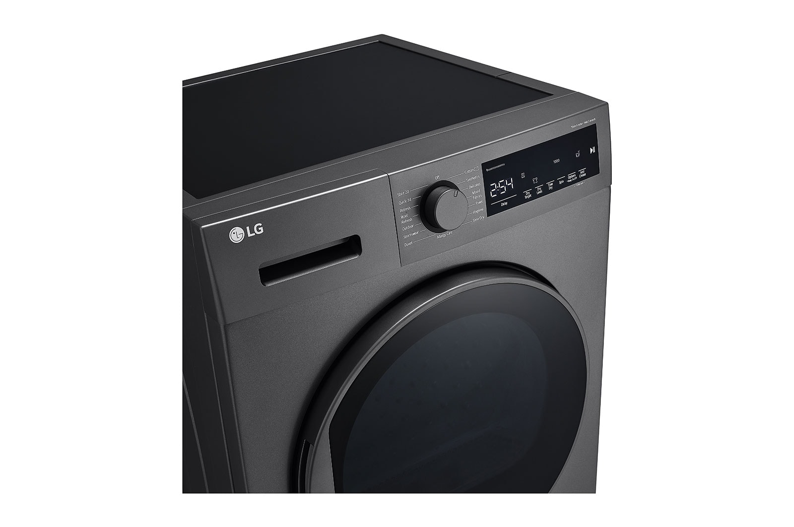 LG Heat Pump Dryer, 8kg Capacity, A++, Dark Silver color, RH80T2SP7RM
