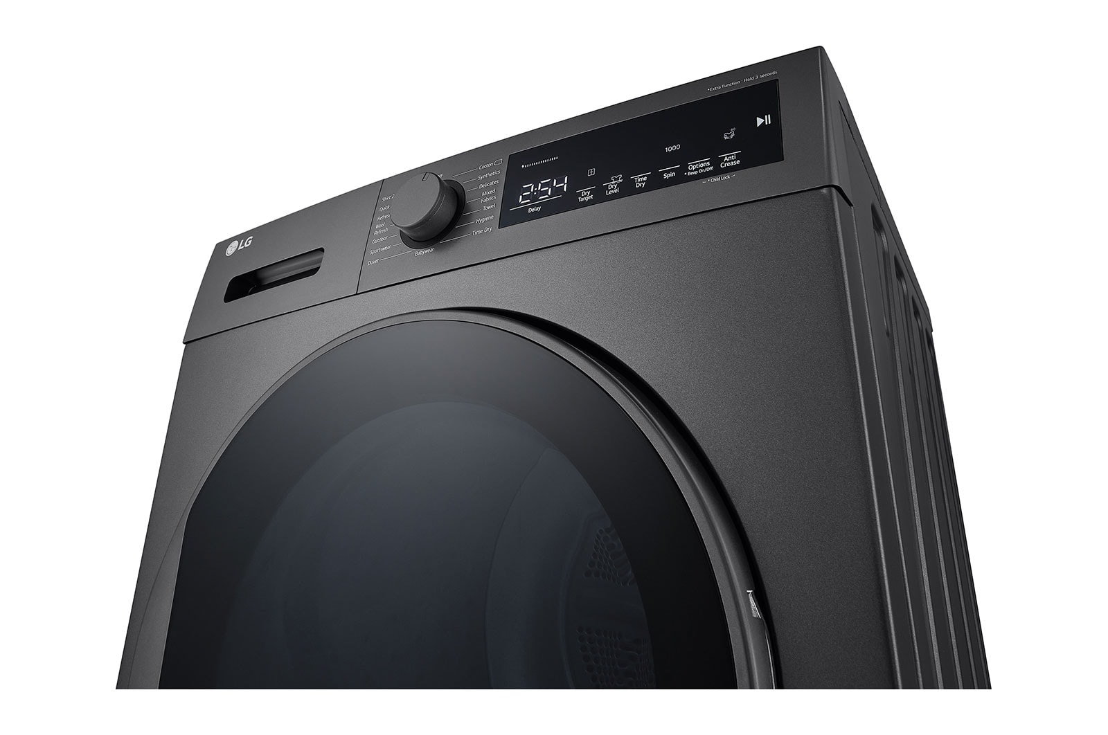 LG Heat Pump Dryer, 8kg Capacity, A++, Dark Silver color, RH80T2SP7RM