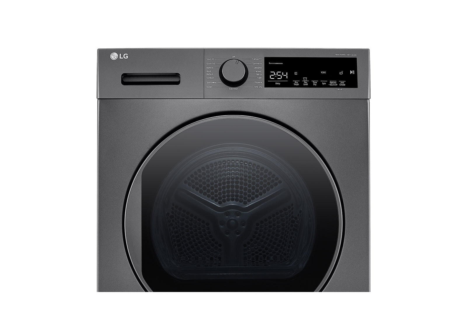 LG Heat Pump Dryer, 8kg Capacity, A++, Dark Silver color, RH80T2SP7RM