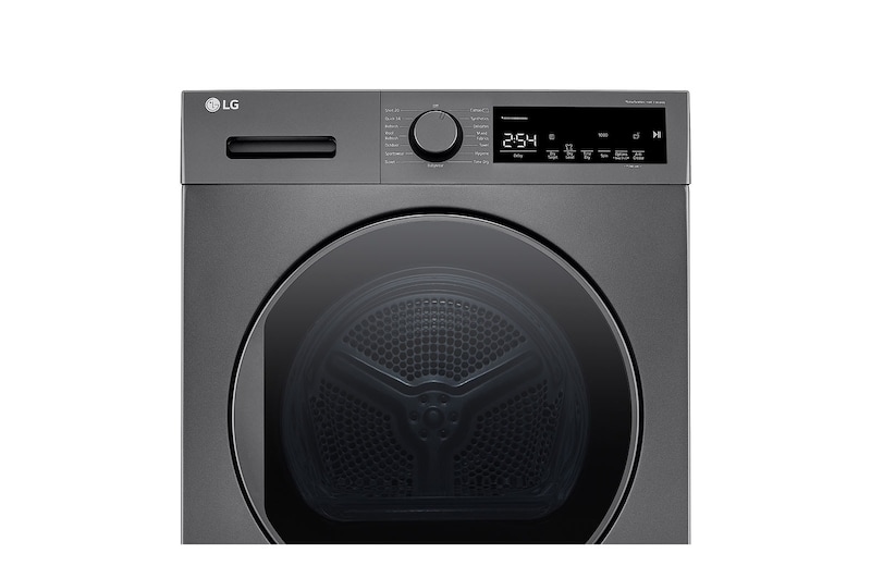 LG Heat Pump Dryer, 8kg Capacity, A++, Dark Silver color, RH80T2SP7RM